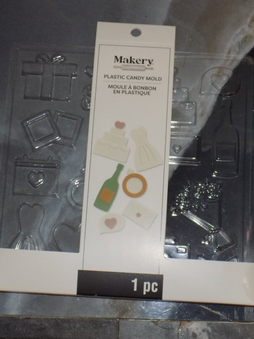 Makery Plastic Bridal Candy Mold w/Instructions NEW